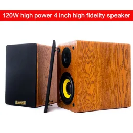 Lautsprecher 120 W Hochleistungs-High-Fidelity-Lautsprecher für Zuhause, HiFi-Fieber, passives Audio, Heimkino, Bücherregal, Desktop-Surround-4-Zoll-Lautsprecher