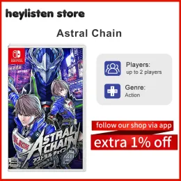 Affärer Nintendo Switch Game -erbjudanden Astral Chain Stander Edition Games Cartridge Physical Card