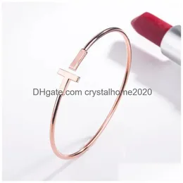 Anycharm Bracelets Woman Luxury Bangle Designer Jewelry Man Bracelet High Quality Drop Delivery Dh0J5