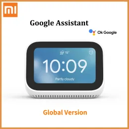 스피커 글로벌 버전 Xiaomi MI 스마트 클록 AI 터치 스크린 디스플레이 스피커 Bluetooth 5.0 알람 시계 WiFi 연결 OK Google 컨트롤