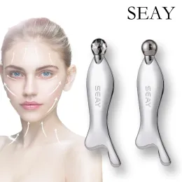 Инструмент SEAY, инструмент для лица Гуа Ша из нержавеющей стали, лимфодренаж, лифтинг морщин, сплав цинка для лица, области глаз, мышц шеи