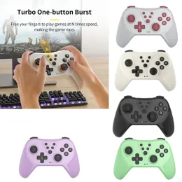 Gamepads Wireless Controller für Switches/OLED/Switches Lite/Pro/PC, 6-Achsen-Burst-Vibration-Gamepad Bluetooth-kompatible Verbindung