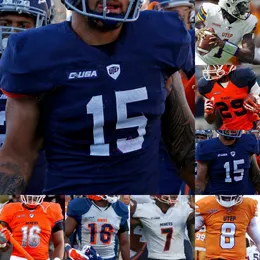 Custom Utep Miners Football Jersey College Gavin Hardison Deion Hankins Josh Fields Denzel Chukwukelu pochwała Amaewhule Justin Garrett Mens Mieszkań