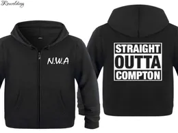 NWA Straight Outta Compton Hoodies Homens Hip Hop Fleece Manga Longa Com Zíper Jaqueta Casaco Homem Moletom Moletom Masculino6632939