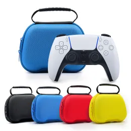 Fall EVA -förvaringspåse och silikonhandelsfodral för PS5 PlayStation 5 PS4 Nintendo Switch Controller Portabla bärväskor
