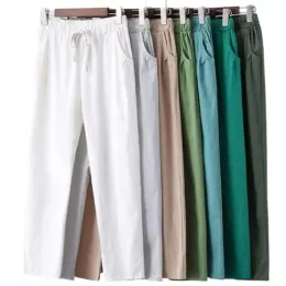 Hosen Frauen Sommer Baumwolle Leinen Hosen pantalon orange onkogene spodnie damskie Harem Hosen plus größe Frauen hosen jogger mujer