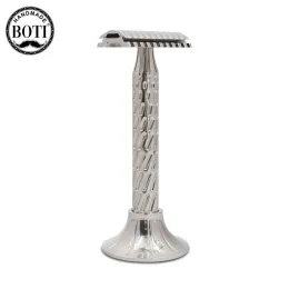 Razor Boti o mais recente barbeador de titânio em 2023 Vortex Shaver Barber Tools Trimmer Beard para homens Razor de segurança para barbear molhado