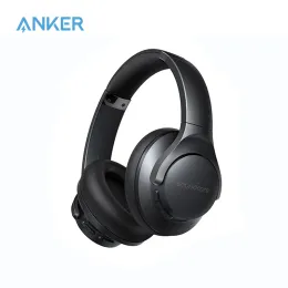 Hörlurar Soundcore av Anker Life Q20+ Aktivt brusavbrytande trådlösa Bluetooth -hörlurar, 40 timmar, anställer Audio, SoundCore -appen