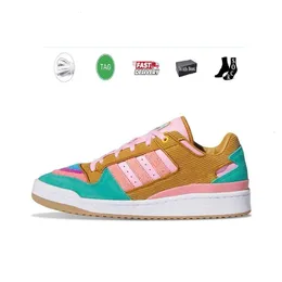 Co Branded Classic Cartoon basketball Style Board Shoes Pink Brown Men's and Women's Low Top Sports Shoes IE8467 designer shoes casual shoes 01