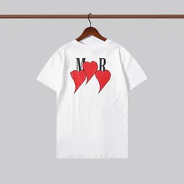 Herren-T-Shirts Amirir Damen-Designer-T-Shirts Männer Paint Drip Bedrucktes T-Shirt Hochwertige Baumwolle Casual Tees Kurzarm Luxus Hip Hop