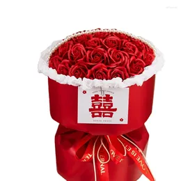 Wedding Flowers Dried Simulated Roses Bouquets Flower Decorations Engagement Gifts For Lywed Girls Girlfriends And
