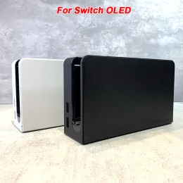 Stoi białą czerń dla Nintend Switch OLED Docking Hdmicompatible Charger Station Dock dla NS Switch/OLED AC Adapter