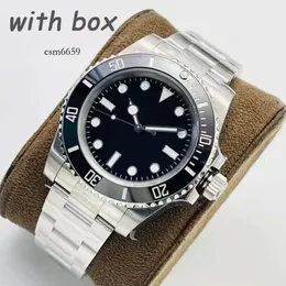 High Quality Men Watch 41mm Automatic Mechanical Movement Watches Full Stainless Steel Sliding Clasp Blue Black Ceramic Sapphire Wristwatches Super Luminous