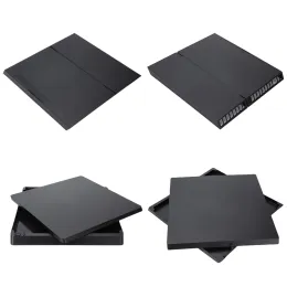 Custodie Cover per console di gioco in plastica Sostituisci custodia nera di ricambio per coperchio inferiore superiore per PS4 1000/1100/PS41200/PS4 SLIM/PS4 Pro