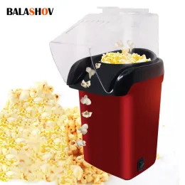 Yapımcılar Patlamış Mısır Yapımcıları Mini Popcorn Makinesi Elektrikli Ev Cihaz Makinesi Tam Otomatik Patlamış Makine Ev Mutfak