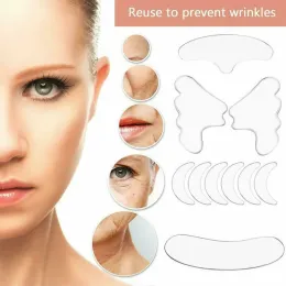 Devices Reusable Face Forehead Neck Eye Sticker Pad Silicone Anti Wrinkle Aging Skin Lifting Care Patch Wrinkle Removal Sticker 11pcs