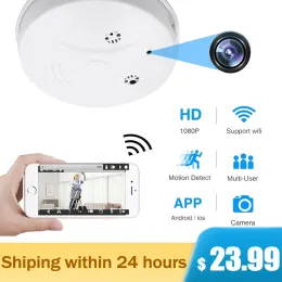 Control 1080p Mini Wifi Camera Detector Ceiling Wireless Camera Motion Detection Home Security Video Surveillance Remote Monitor