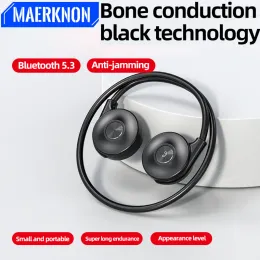 Headphones 2023 NEW Bone Conduction Wireless Earphone Bluetooth 5.3 Headphones With Mic Sport Waterproof Earhook Headphones for Phones