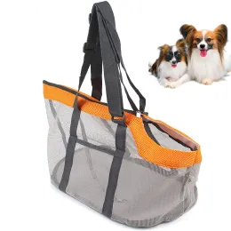 Trasportini Borsa per trasportini per cani Trasportino per animali con lato morbido per cani di piccola taglia Gatti Cuccioli Borsa a tracolla traspirante e confortevole Trasportino per gatti