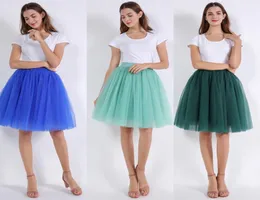 Tani rockabilly biały czarny krótki tiul ślub ślubny ślubny petticoat crinoline kobieta tutu spódnica ślubna akcesoria Jupon Mariage CPA7639015