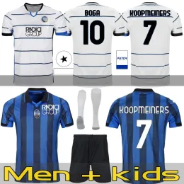 Atalanta FC Soccer Jerseys LOOKMAN 2023 2024 MURIEL ILICIC DE ROON DUVAN ATA BC Bergamasca Maglia Da Calcio Men Kids Kit 23 24 Football Shirts Uniforms