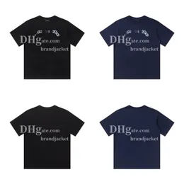 Män sommar tees individuella bokstavsdesigner toppar varumärke street tees grafisk tryckt t -shirt för kvinnor