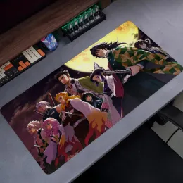 Pedler Demon Slayer Gaming Mouse Pad 900x400 Masa Mat Oyun Kurulumu Aksesuarları Masaüstü Masaüstü Gamer 900x400 Mats Klavye Genişletilmiş