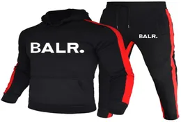 Sportswear Balr Mektup Baskılı Polar Polar Kazak Şık Men039S Jogging Giysileri Kişme kapüşonlu Pantolon Takım S3XL7806137