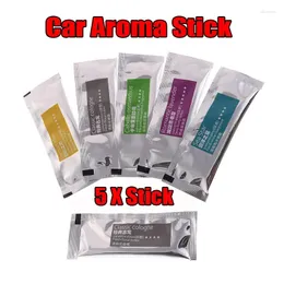 5Pcs Car Air Freshener Replacement Perfume Styling Solid Diffuser Stick Cores Conditioning Vent Perfum