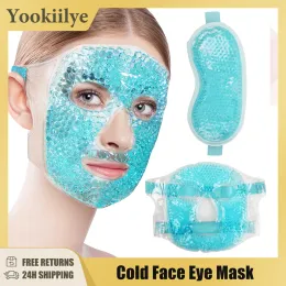 Tool Cold Face Eye Mask Ice Pack Reduce Face Puff Dark Circles Gel Beads Hot Heat Cold Compress Pack Face SPA Sleeping Pressure