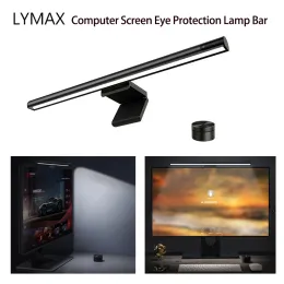 Kontroll Lyma LED -skrivbordslampskärm Display Hängande ljus Eyecaring Wireless Remote Control Computer Monitor Light Bar för studieavläsning