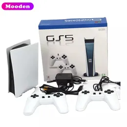 GS5 Game Station Console per videogiochi per PS5 Design Av Out Costruito in 200 giochi retrò Gamepad cablato Consola de juego per NES