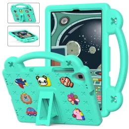 Kontroller för Samsung Galaxy Tab A 10.1 2019 SMT510 T515 T510 A8 10.5 SMX200 X205 S6 Lite 10.4 A7 Lite Case Kids Tablet Eva Stand Cover Cover Cover