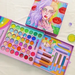 Gölge Kevin Coco Makyaj Paletleri Ruj Parşömen Mat Glitter Pigment Paleti Uzun ömürlü Yüksek Karışık Göz Farı De Sombras Para Ojos