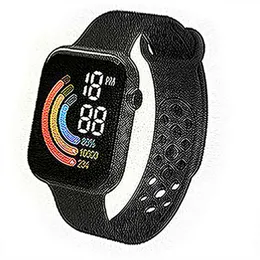 For Xiaomi NEW Smart Watch Men Women Smartwatch LED Clock Watch Waterproof Wireless Charging Silicone Digital Sport Watch A396