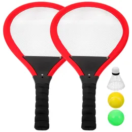 1 conjunto de kit raquete de tênis badminton crianças brinquedos treinamento ao ar livre 240223