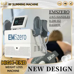 Emszero Nova NEO Professionelle EMS ZERO PRO ULTRA RF Körperformungsmaschine HIEMT Gewichtsabnahme Fettabbau Muskelstimulation 2/4/5 Griffe 0-6500 W 0-15 Tesla-Maschine
