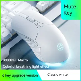 Mice Inphic Pb1 Mouse Wired Silent Office, Business, Esports, Games, Macro Machinery, Laptop, Male And Female Students Suitable For