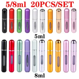 Bottles Perfume Bottle Set 8Ml 5Ml Mini Refillable Bottle with Spray Pump Empty Cosmetic Containers Travel Atomizer Bottle Free Shipping