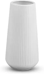 Белая керамическая ваза, Ваза для цветов GUKJOB Керамическая ваза для цветов, Декоративная белая ваза для пампасной травы