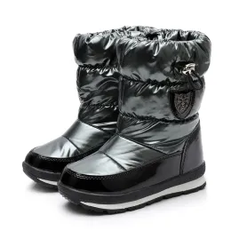 Bot 30 derece Rusya gerçek yün sıcak kadın ayak bileği botları kış ayakkabıları bayanlar su geçirmez kar botları kızlar kızlar kar botları yağmur çim