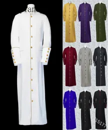 MEN039S TRENCH COATS CHURCH PRIEST JACKET CASSOCK CLERGY ROBE PREACHER MEN MEN MEN LITURGICAL STAND COLLAR SINGRE BRESTERED MINCER CHO9801190