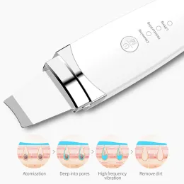 Scrubber Ultrasonic Skin Scrubber Vibrate Ion Deep Face Clean Machine Facial Spatula Skin Scraper Ultrasound Peeling Shovel Pore Cleaning