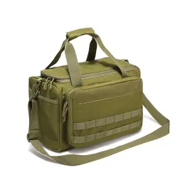 Bags Black Green Tan Hunting Pistol Range Bag Tactical Shooting Training Gun Case Waterproof Outdoor Shoulder Bag For Travel Climbing