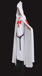 Retro Menieval Warrior Larp Stroje Cosplay Costplay Templar Knights Tunik /Cape Cloak Halloween Gifts55557591