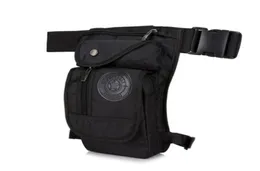 Homens hip hop perna saco à prova dwaterproof água náilon perna fanny pacote masculino moto motociclista sacos de cintura multifuncional táticas cinto saco viagem pocket6564008