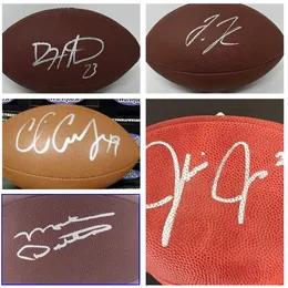 Watson Perryman Hester Woolen Jeudy Jones Dikta Herbstreit COOLEY Miller Keisel Driver Casper Berry Autographed Signed auto Collectable football ball