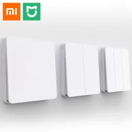 Kontrola Xiaomi Mijia Wall Switch Trzy opcje podwójna kontrola konstrukcja kompatybilna z inteligentnymi światłami i tradycyjnymi lampami