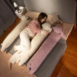 Kawaii Long Bunny Soft Pillow Cushion Rabbit Plush Toys Stuffed Bear Birthday Gifts Girls Kids Present 240223