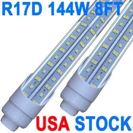 Żarówki LED 8 stóp, 2 pinowe 144 W 6000K, T8 T10 T12 LED LED, R17D LED 8 stóp, Ho Rotatable LED Light